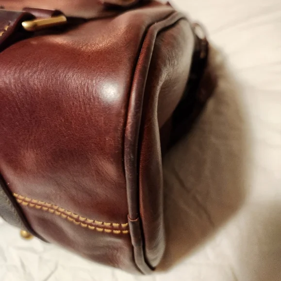 Dooney & Bourke Florentine Satchel - Chestnut - Picture 6 of 14